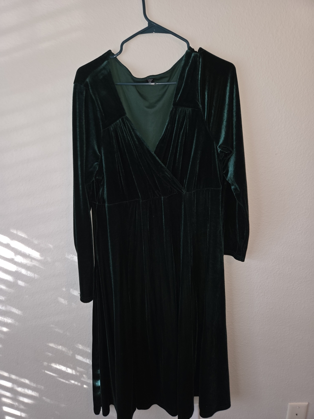 Velvet Green Dress